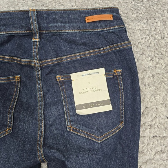 Pilcro Jeans Womens 26 Blue High Rise Denim Legging Skinny Anthropologie - Picture 10 of 16